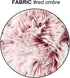 Uhomy 2 Packs Fluffy Accent Pillows Cover 20"x20", Soft Burgundy Ombre Faux Fur Throw Pillow Case, Modern Luxury Decorative Square Cushion Cover f...