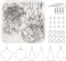 36PCS Beading Earring Hoop Stainless Steel Earring Hoop Bulk Fish Hooks Earrings DIY Earrings Supplies Kit for Jewelry Making…...