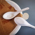 Eco Friendly Disposable Soup Spoons, Sugarcane Fiber Spoon, Healthy and Sturdy, 5.5" Asian Soup Spoons, for Take-out Ramen Pho Noodles(50PCS)...