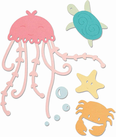 Sizzix Under the Sea Dies, Multicolor...