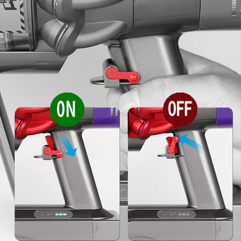 Trigger Lock Compatible with V7 V8 V10 V11 V12 V15 Cordless Vacuum Cleaner Power Button On Off Control Clamp Compatible with Vacumm Attachment Tri...