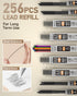 Nicpro 5 PCS Art Mechanical Pencils Set, Metal Drafting Pencil 0.3 & 0.5 & 0.7 & 0.9 & 2mm Graphite Lead Holder(4B 2B HB 2H Colored) for Sketching...
