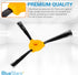BlueStars Pack of 8 Ultra-Durable Side Brush Replacement for Deebot Compatible with Deebot 711 711S 710 661 D601 Deebot 500 N79 N79s N79se DN622 R...