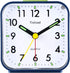 Small Battery Operated Analog Alarm Clock Silent Non Ticking, Ascending Beep Sounds, Snooze,Light Functions (Blue)...