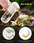 Oil Sprayer for Cooking, 250ml Refillable Glass Olive Oil Spray Bottle, Continuous oil dispenser for kitchen, 8.4oz Olive Oil Mister Kitchen Gadge...