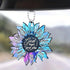 Flower Car Rearview Mirror Accessories, Creative Car Hanging Ornament, Unique Christian Jesus Car Pendant Charms for Home Decoration Keepsake Chri...