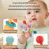Baby Teething Toys Sensory Baby Toys chew Toys Teething Ball Rattle teethers Toys Grasping Activities Baby Toys for 0-6-12-18 Months Girls Boys Gi...