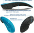 3/4 Orthotic Insoles, Shoe Inserts for Plantar Fasciitis Relief, High Arch Support Inserts for Flat Feet, Over-Pronation and Heel Pain (Small(Men'...