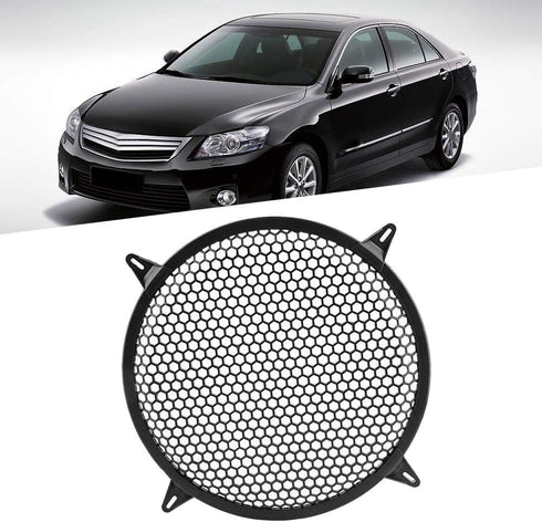KIMISS SubWoofer Plastic Mesh Cover, Car Audio Cover Speaker Modification Cover,Car Speaker Grill 12 Guard 12inch (12 inch) (12 inch)......