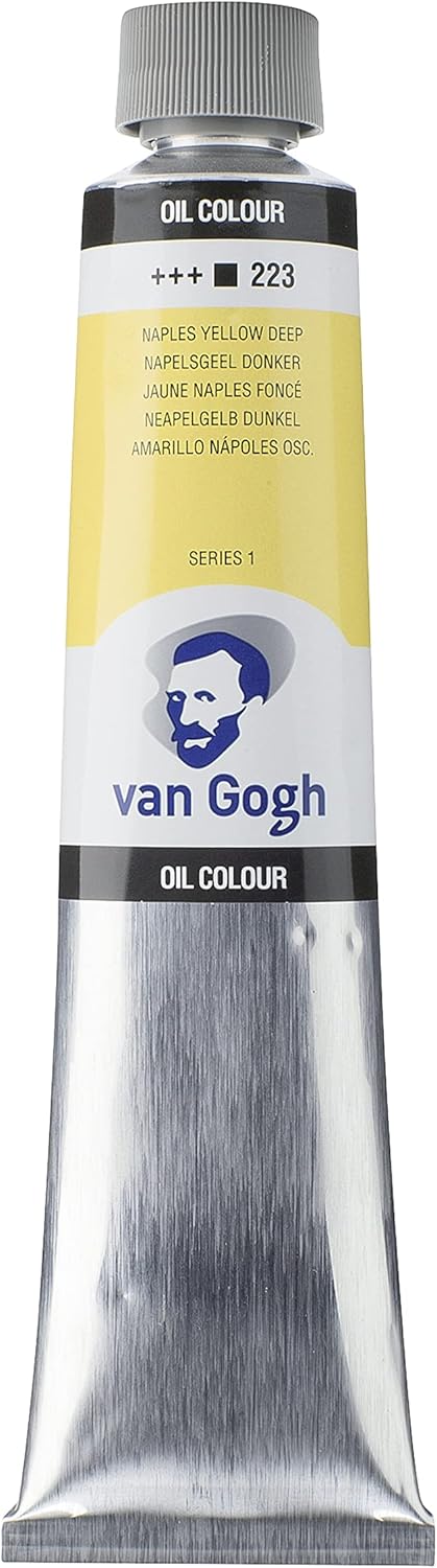 Van Gogh Oil Color Paint, 200ml Tube, Naples Yellow Deep 223...