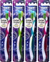 Oral-B Pro-Health Junior CrossAction Galaxy Toothbrush, Ages 6+, Soft - Pack of 4...