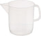 Globe Scientific 601159-1 Polypropylene Short Form Beaker with Handle, Molded Graduations, 3000mL Capacity...