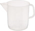 Globe Scientific 601159-1 Polypropylene Short Form Beaker with Handle, Molded Graduations, 3000mL Capacity...