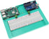 Makeronics 7 in 1 Green RAB Holder for Raspberry Pi | Arduino | Solderless Breadboard, Base Plate with Rubber Feet for Raspberry Pi 4 Model B|3B+/...