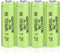 Rechargeable AA Battery NIMH 1.2V Double A 1000mAh 4 Pack Rechargeable AA Batteries Pre-Charged Solar Batteries Low Self Discharge for Solar Light...