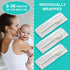 Baby Tongue Cleaner,Disposable Baby Mouth Cleaner, Soft Gauze Toohthbrush Newborn Oral Cleaning Stick Dental Care for 0-36 Month Baby (100)...