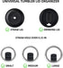 Tumbler Lid Organizer, Self-Adhesive or Drilled Tumbler Lid Hooks for Yeti Tumblers/Stanley Tumblers/Simple Modern Tumbler Lids for Kitchen Organi...