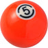 Pool Ball Shift Knobs Orange 5 Gear Stick Shifter Round Billiard Ball Shifting Lever Handle Fit Most Automatic Manual Car Tuck Transmission Vehicl...