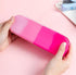 YYaaloa Pink Silicone Pencil Case,Colorful Waterproof Pencil Pouch Aesthetic Pencil Case Small Pencil Bag, Pencil Pouch for Women, Makeup Pouch...