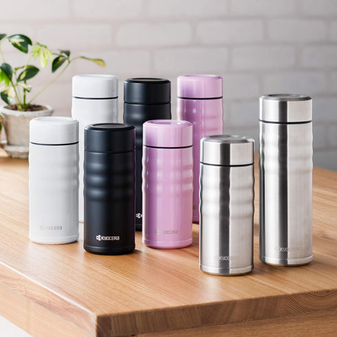 Kyocera MB-12S PK Travel Mug with Twist Top, 12oz, Cotton Candy Pink...