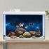 AWERT 24x12 inches Galaxy Aquarium Background Cloud Stars and Blue Cosmic Universe Fish Tank Background Mystery Space Terrarium Background...
