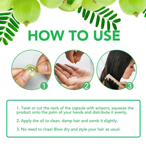 Amla Hair Repair Oil, Restores Dry & Damaged Hair, Make Hair Silky, Smooth, and Shiny, Enhances Softness & Elasticity, Instant Scalp Hydration, 40...