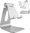 CreaDream Adjustable Cell Phone Stand, Phone Stand, Cradle, Dock, Holder, Aluminum Desktop Stand Compatible with Phone Xs Max Xr 8 7 6 6s Plus SE ...