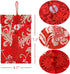 4 Pcs Silk Red Envelopes Lucky Money Pockets Hongbao Chinese Element Invitation Envelop for Wedding, New Year, Spring Festival...
