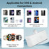 Mini Portable Charger 5000mAh, Magnetic Small Power Bank for Apple Watch, Fast Charging Battery Pack with Built in Foldable USB Connectors for iPh...