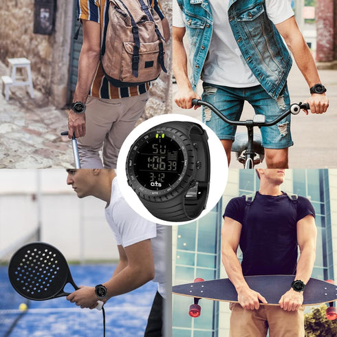 PALADA Men's Digital Sports Watch Waterproof Tactical Watch with LED Backlight Watches for Men...