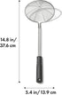 OXO Good Grips Stainless Steel Spider Scoop & Strain Skimmer,Black...