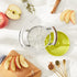 RSVP International Kitchen Tool Collection Core and Slice Apples, Jumbo Slicer, 7.32x4.92", Stainless Steel with Lid...