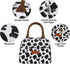 Insulated Lunch Bag Reusable Lunch Box Lunch Cooler Tote Bag for Women Men Adults Work Picnic (Cow Print)...