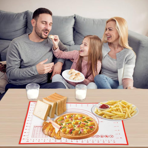 32"x 24"(60x80cm) Extra Thick Super Large Non Stick Slip macaron silicone baking mat sheet,pastry mat,dough mat for counter,fondant mat,pizza mat,...