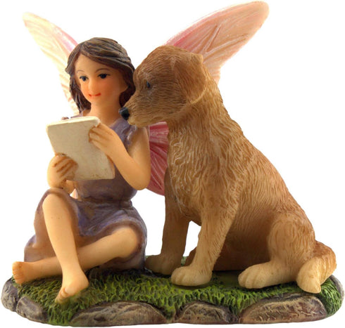 Fairy Garden Fairies - Fairy Garden Accessories for a Fairy Garden - Fairies for Fairy Garden, Sofia with Dog for Miniature Garden - 1 Item...