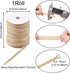 Pandahall 50 Yards Velvet Ribbon 3/8Inch Wide Single Face Velvet Ribbon Roll with Spool for Gift Wrapping Decoration Party Wedding Arts Crafts (Da...