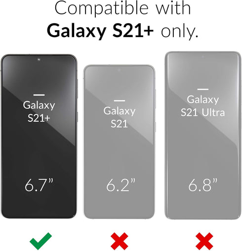Crave Dual Guard for Galaxy S21+ Case, Shockproof Protection Dual Layer Case for Samsung Galaxy S21 Plus, S21+ 5G (6.7 inch) - Forest Green...