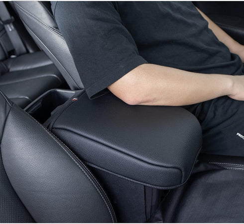 JDMCAR Center Console Cushion Compatible with Toyota Tacoma Accessories 2016-2022 2023, Customized PU Leather Cover Center Console Lid Protector...