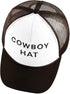 Cowboy Trucker Hat - Cowboy Trucker Hat for Men, Brown Cowboy Baseball Cap...