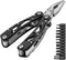 Poeland Multitool Pliers Set Stainless Steel Screwdriver Tool with 11 Screwdriver Bits Black...
