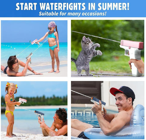 2 Pack Water Guns Squirt Guns for Kid,Mini Water Blaster Soaker Water Pistol Toys for Boys Girls Toddlers, Summer Gifts for Swimming Pool Beach Ou...