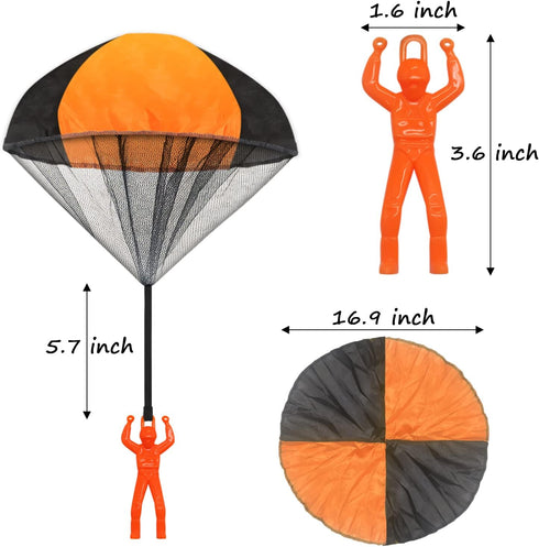 10 Pcs Parachute Toy,Tangle Free Throwing Parachute Toys,Outdoor Toss It Up Flying Toys for Kids,5 Colors...