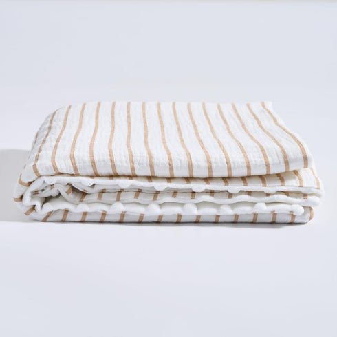 Meracorallo Baby Blankets for Unisex Boys and Girls, Super Soft Nursery Bed Blankets, Printed Throw Blanket with Muslin Cotton Front and Minky Dot...