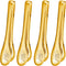 12 Inch Gold Tongs for Serving Utensils Stainless Steel Salad Tongs Serving Tongs for Buffet Dessert Party Kitchen Catering 4 Pack...