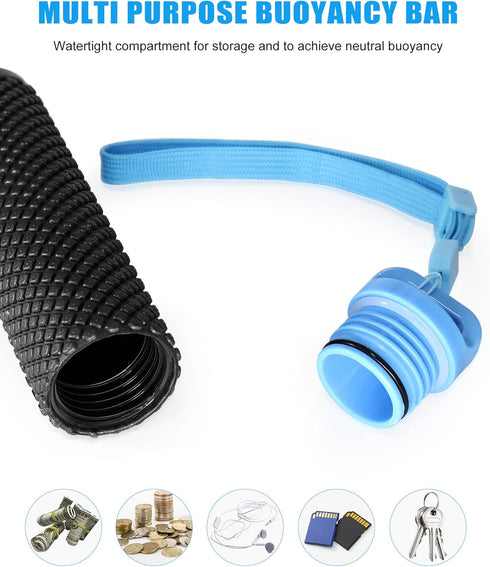 Waterproof Floating Handle Grip, Action Camera Selfie Stick, Anti-Slip Floating Bobber Stick Floaty Handler Holder Mount with Lanyard for GoPro He...