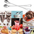 Long Handle Iced Tea Spoon, 9-inch Stainless Steel Cocktail Mixing Stirrers Spoon Coffee Spoon Ice Cream Spoon Bar Cocktail Shaker Spoon Stirrers ...