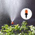 50pcs Garden Irrigation Micro Flow Dripper Head, Micro Spray Adjustable Flow Irrigation Drippers, Sprinklers Emitter System Adjustable Micro Drip ...