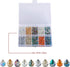 150Pcs Crystal Teardrops - Novborcz 8x9mm Top Drilled Teardrops DIY Projects Earrings Necklaces Bracelets for Jewelry Making Home Hanging Decorati...