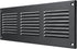Vent Systems 12'' x 4'' Inch - Anthracite - Air Vent Cover Metal Air Return Grill with Built in Pest Guard Screen HVAC Vent Cover for Home Improve...