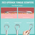 RONAVO Tongue Scraper for Adults (4 PC), NEW 2023 Tounge Scraper Dual Scraping Head with Travel Cases, Stainless Steel Tongue Cleaner Fresh Breath...